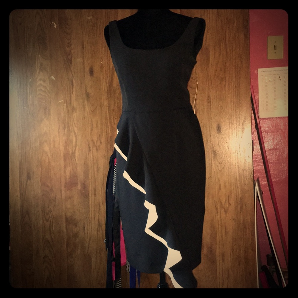 Laggy London black evening dress